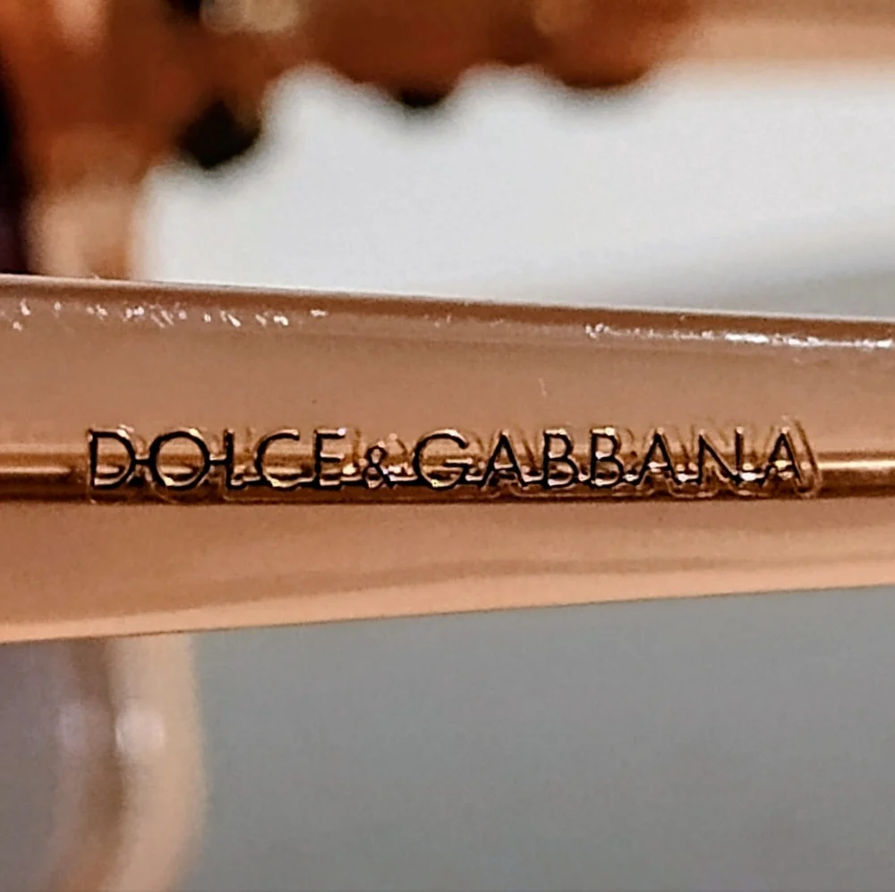 Dolce & Gabbana Rose Embellished Sunglasses - Rose Gold and Purple - Picture 2 of 9
